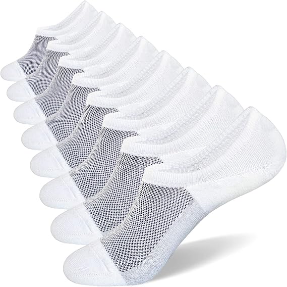 SIXDAYSOX 4-6 Pairs No Show Socks Womens Ultra Low Cut Non
