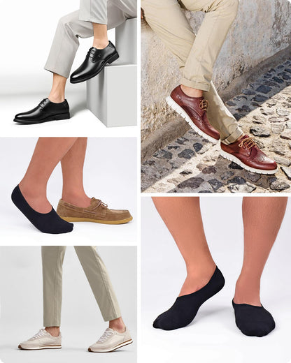 No Show Socks Men Thin Low Cut Non Slip Socks for Loafer 10-13/13-15