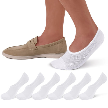 No Show Socks Men Thin Low Cut Non Slip Socks for Loafer 10-13/13-15