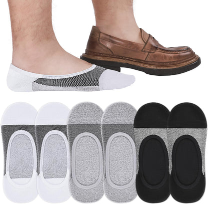 SIXDAYSOX 8/6 Pairs No Show Socks Men Thin Liner Ultra Low Cut Loafer Socks