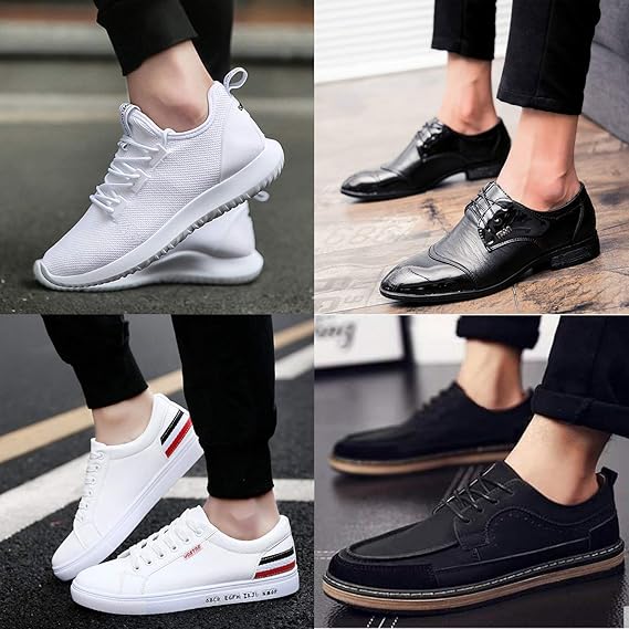 SIXDAYSOX No Show Socks for Men 6/8 pack Cotton Thin Low Cut Non Slip for Loafer Flats Sneakers 5-8/9-11/12-14