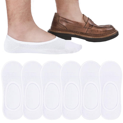 SIXDAYSOX 8/6 Pairs No Show Socks Men Thin Liner Ultra Low Cut Loafer Socks
