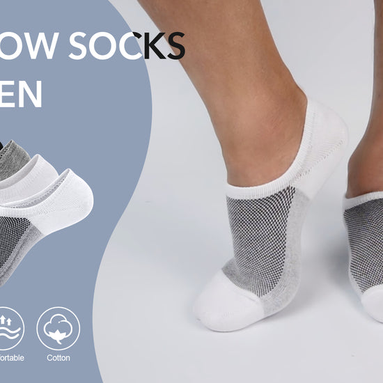 sixdaysox cotton mens no show socks breathable